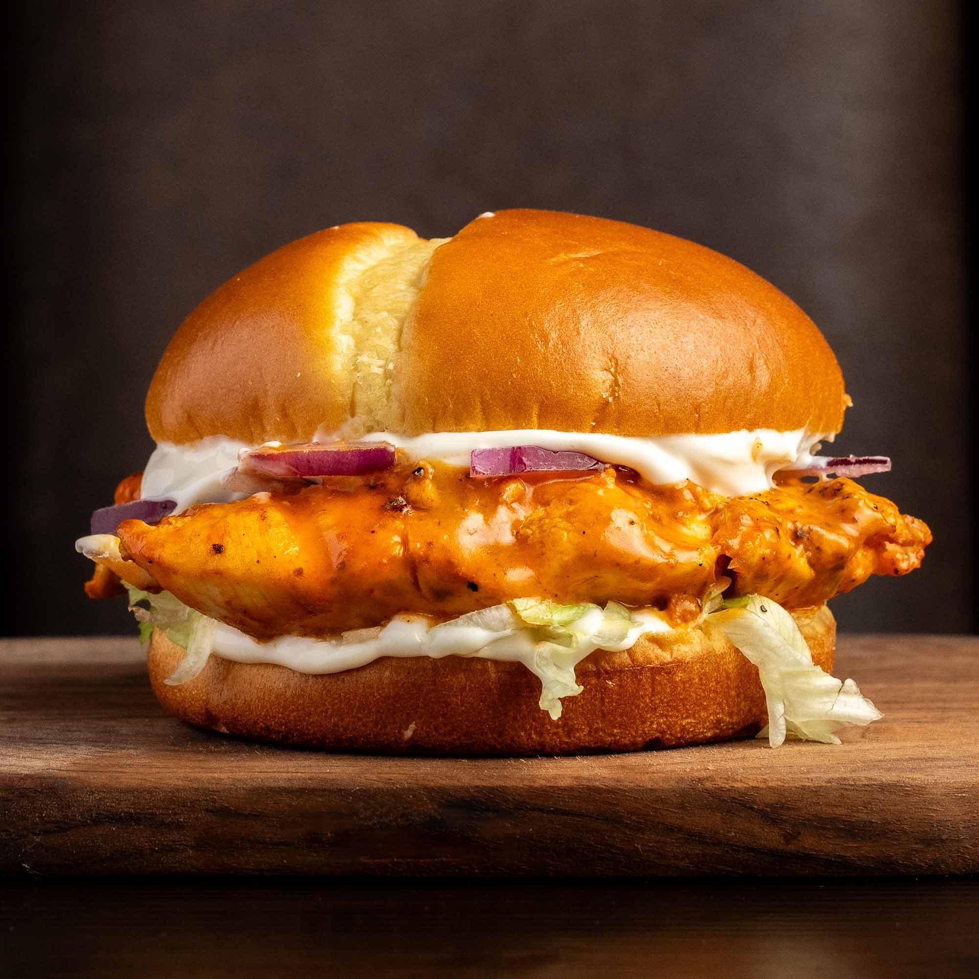 Smoke & Pepper, Grilled Chicken Burger