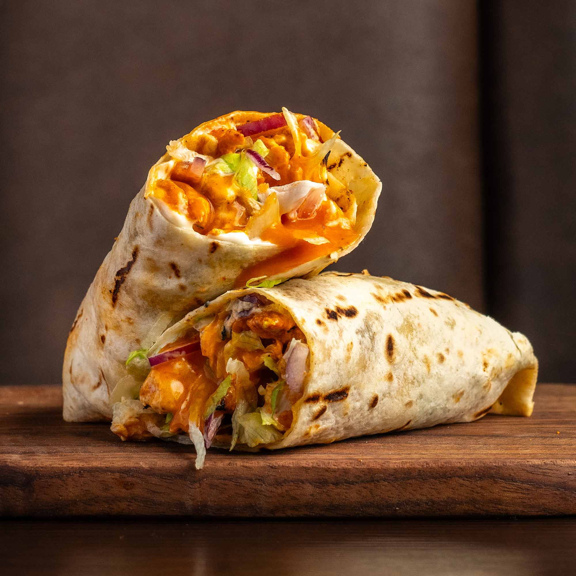Smoke & Pepper, Grilled Chicken Wrap