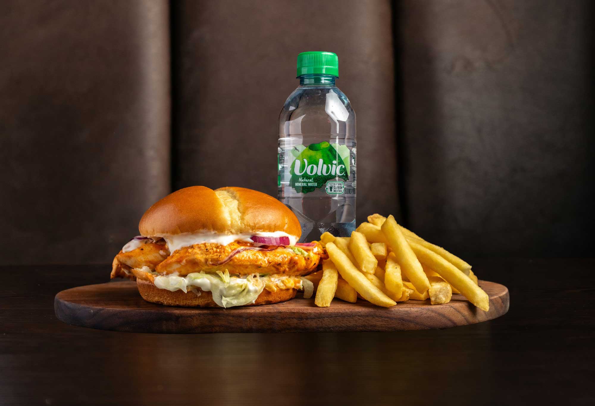 Mini Grilled Burger, Fries & Drink